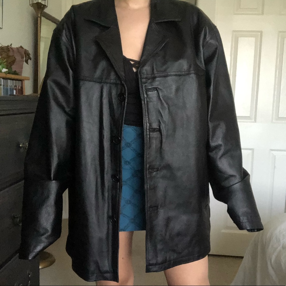 Leather jacket